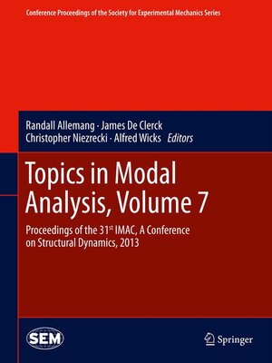 cover image of Topics in Modal Analysis, Volume 7